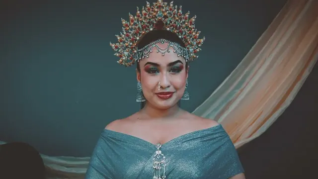 Headpiece look at Naabhi 4.0, Dubai